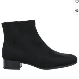 Stylish Black Suede Ankle Boots